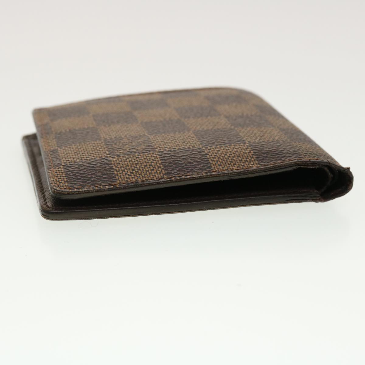 LOUIS VUITTON Damier Ebene Portefeuille Marco Bifold Wallet N61675 LV 40636
