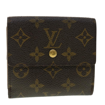 LOUIS VUITTON Monogram Portefeuille Elise Wallet M61654 LV 40638