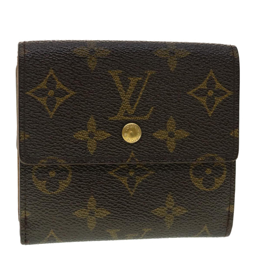 LOUIS VUITTON Monogram Portefeuille Elise Wallet M61654 LV 40638