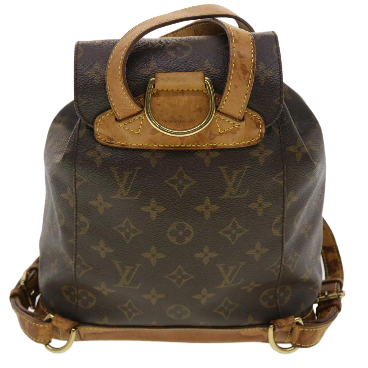 LOUIS VUITTON Monogram Montsouris MM Backpack M51136 LV 40646