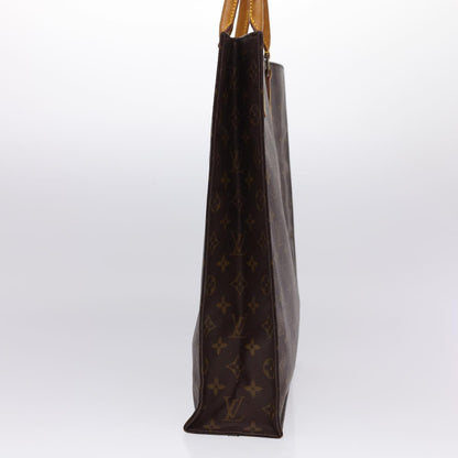 LOUIS VUITTON Monogram Sac Plat Hand Bag M51140 LV 40684