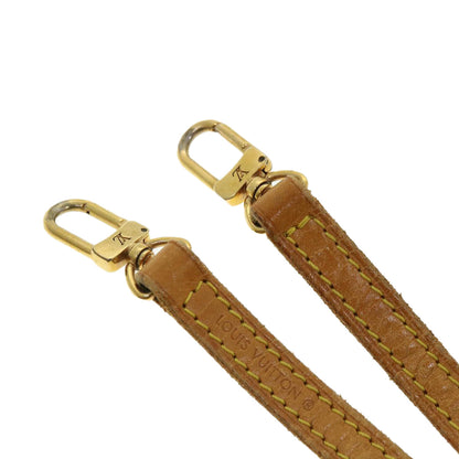 LOUIS VUITTON Shoulder Strap Leather 47.2"" Beige LV 40732