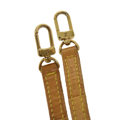 LOUIS VUITTON Shoulder Strap Leather 47.2"" Beige LV 40732
