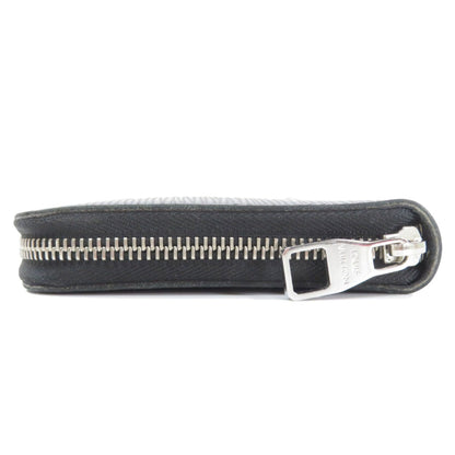 Louis Vuitton Black Leather Zippy organizer wallet accessories