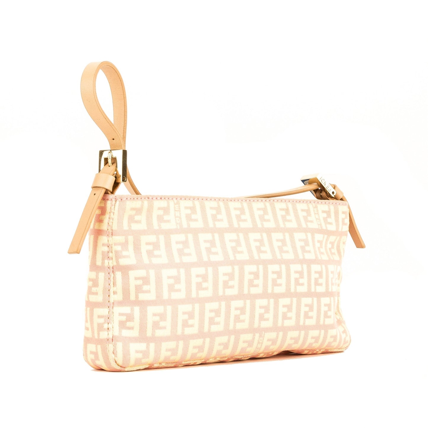 Fendi Pink/Yellow Small Zucchino Pochette (4079005)