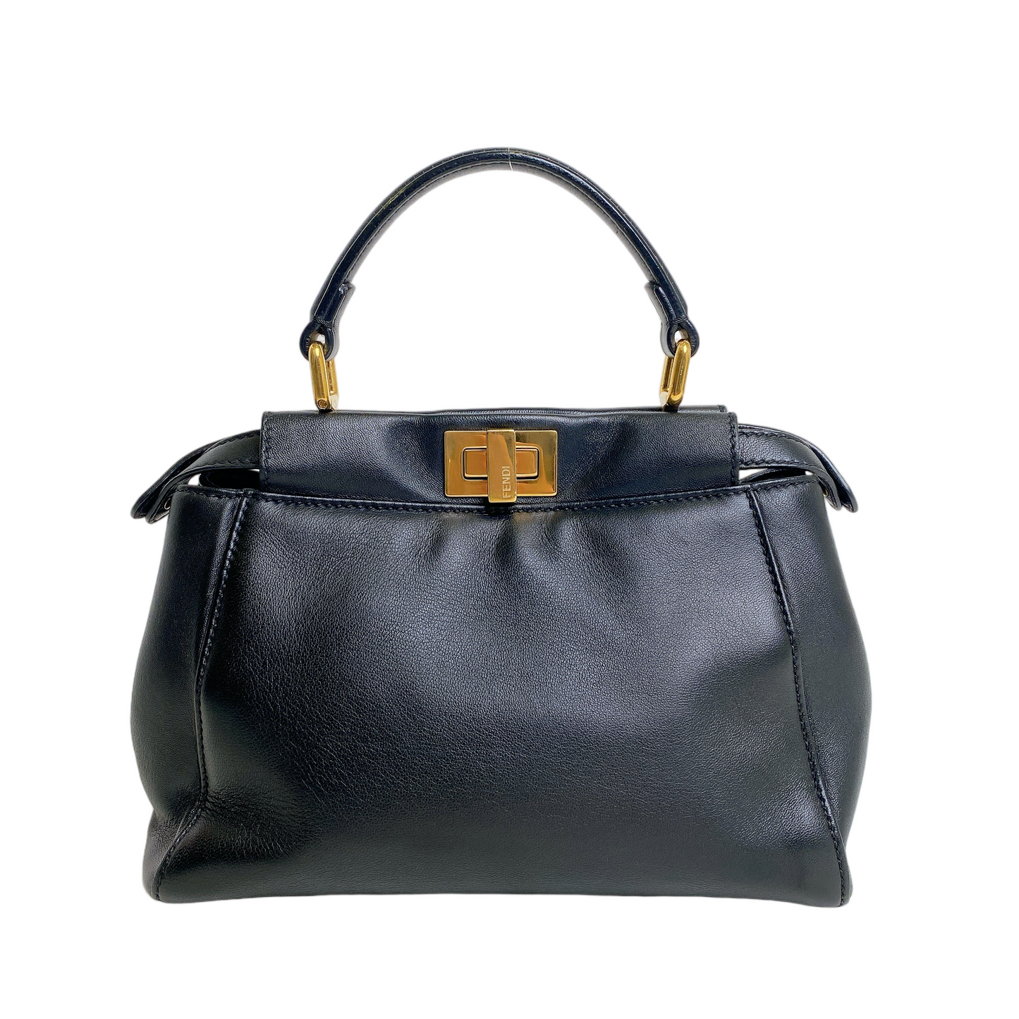 FENDI PEEKABOO MINI IN BLACK