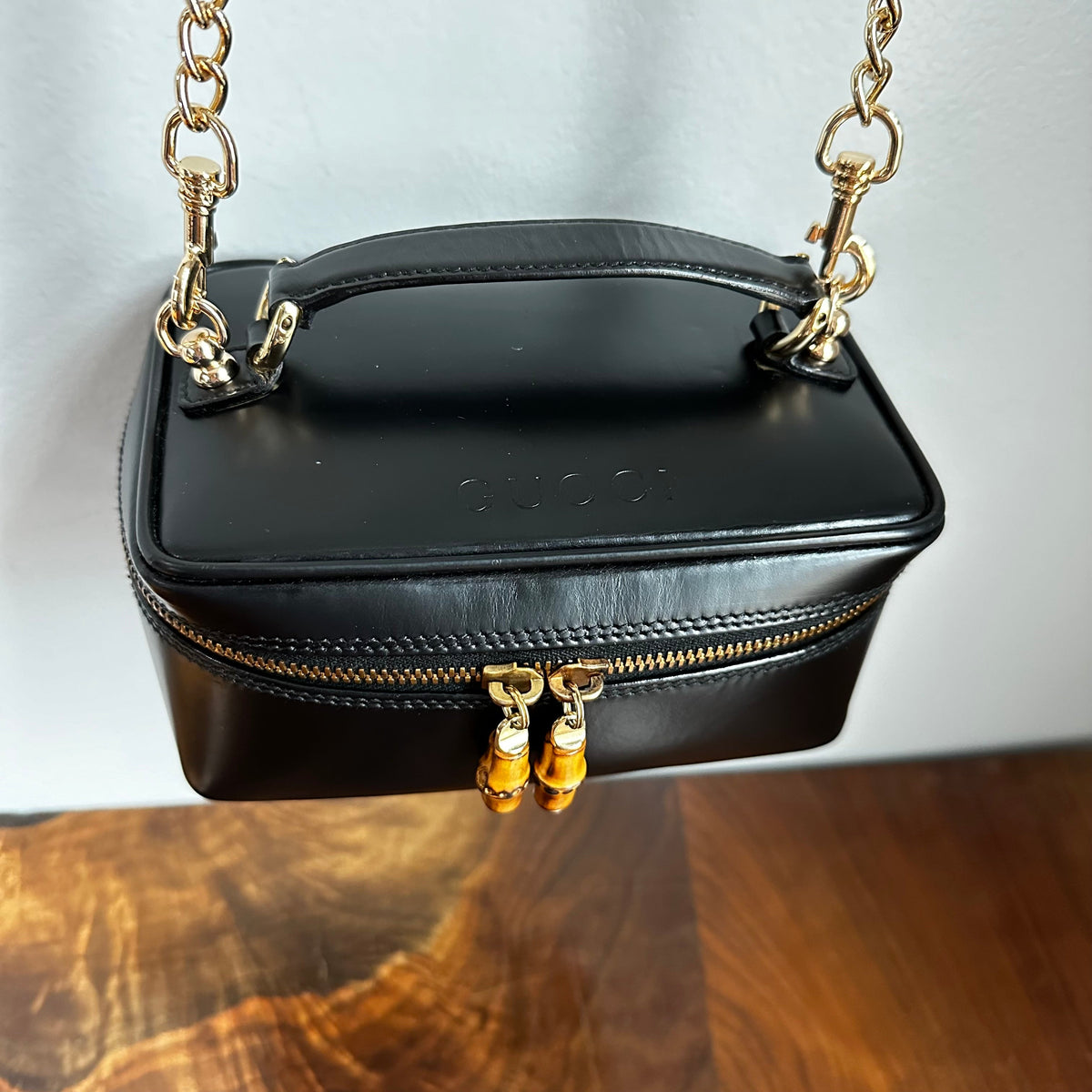 The Junco Crossbody/Clutch -Orvis bags Gucci Bamboo Cosmetic Bag in Black Leather
