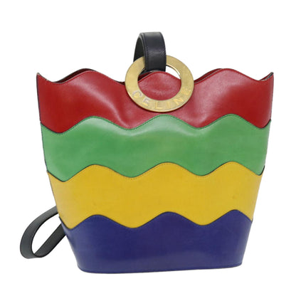 Celine Shoulder Bag Leather Multicolor  40961