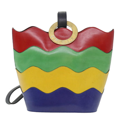 Celine Shoulder Bag Leather Multicolor  40961
