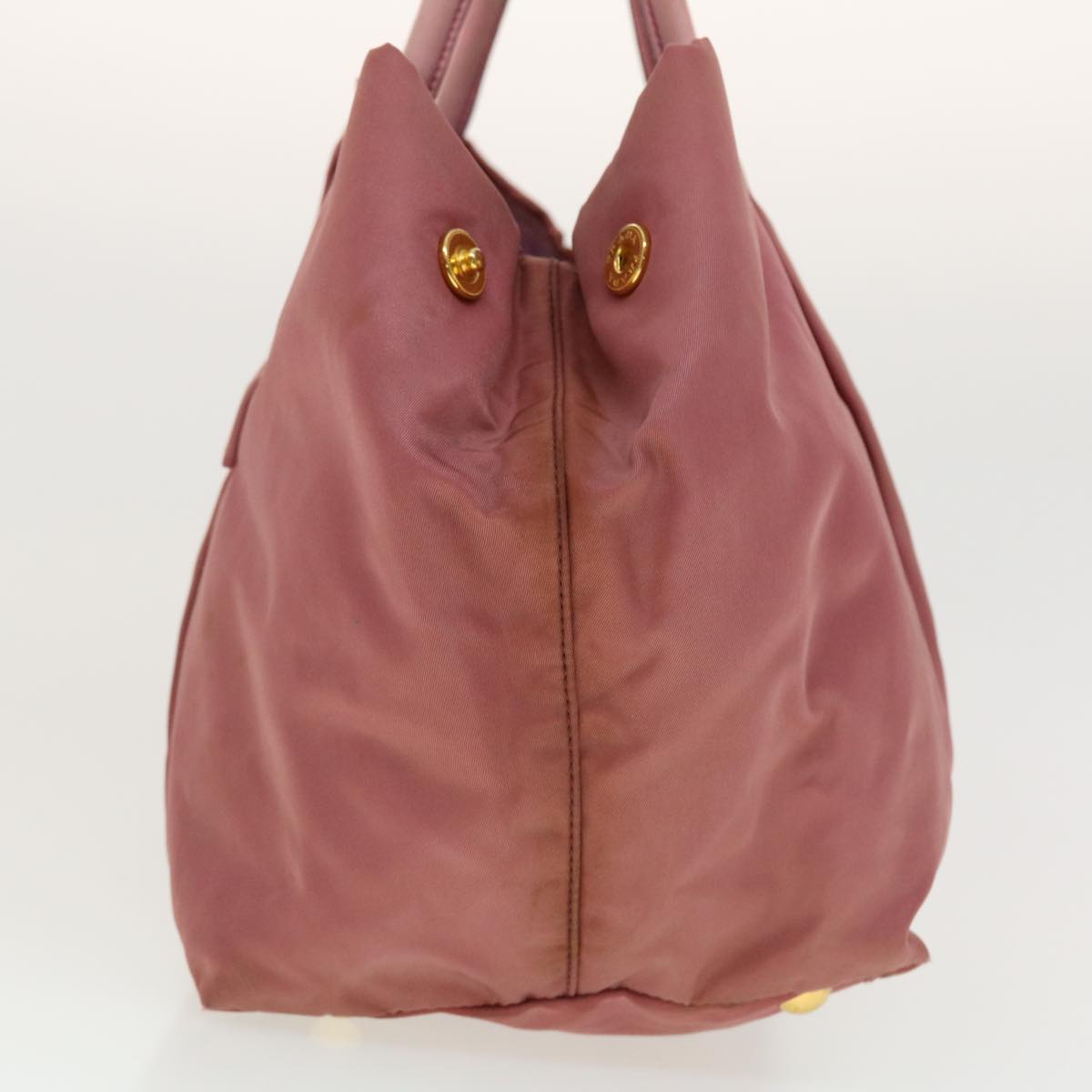 Prada Hand Bag Nylon Pink  40963