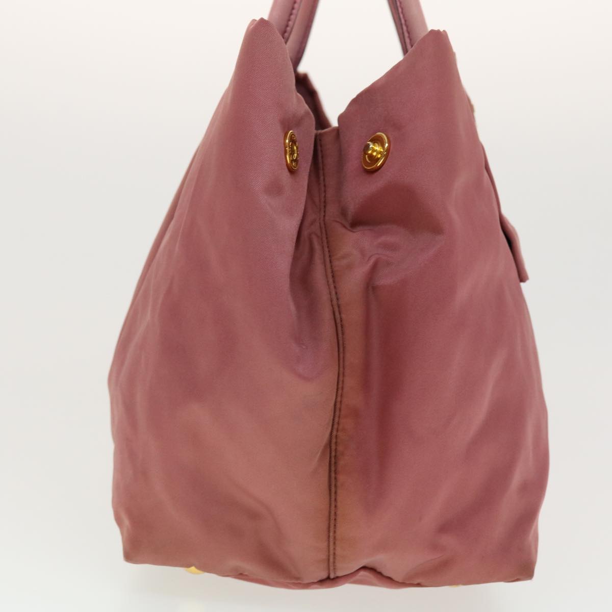 Prada Hand Bag Nylon Pink  40963