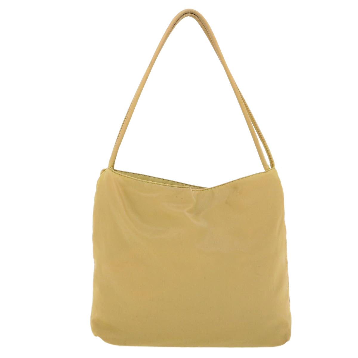 Prada Shoulder Bag Nylon Beige  40966