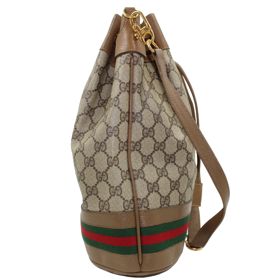 Vintage Gucci Ophidia GG Supreme Bucket Bag