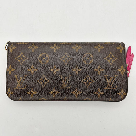 LOUIS VUITTON Monogram Leopard Insolite Wallet Rouge Fauviste lv7914cc