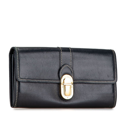 Louis Vuitton Ancre Navy Leather Coin Purse/Coin Case