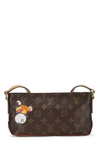 Louis Vuitton,  Takashi Murakami x Louis Vuitton Monogram Canvas Panda Trotteur, Brown