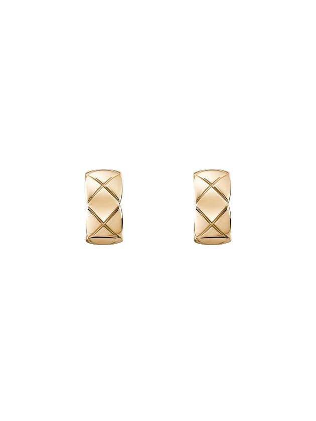 Coco Crush Earrings Gold Chanel