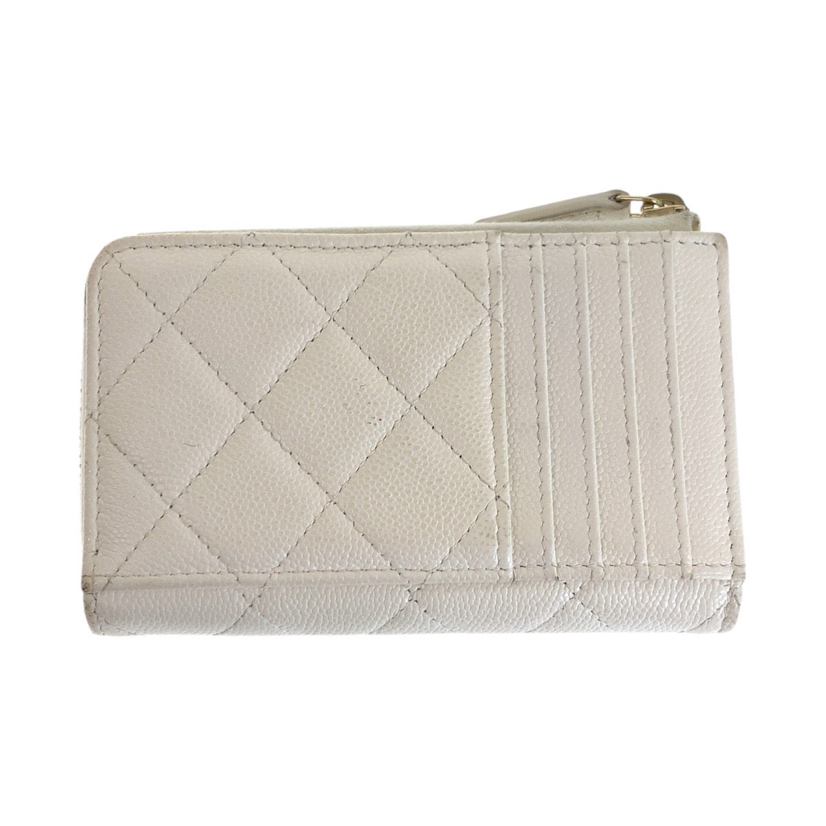 Chanel Coco Mark Matelassé Caviar Fragment Coin Case