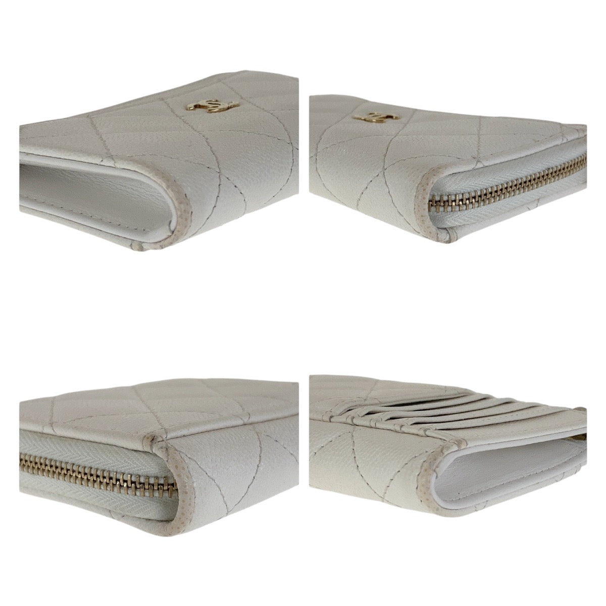 Chanel Coco Mark Matelassé Caviar Fragment Coin Case