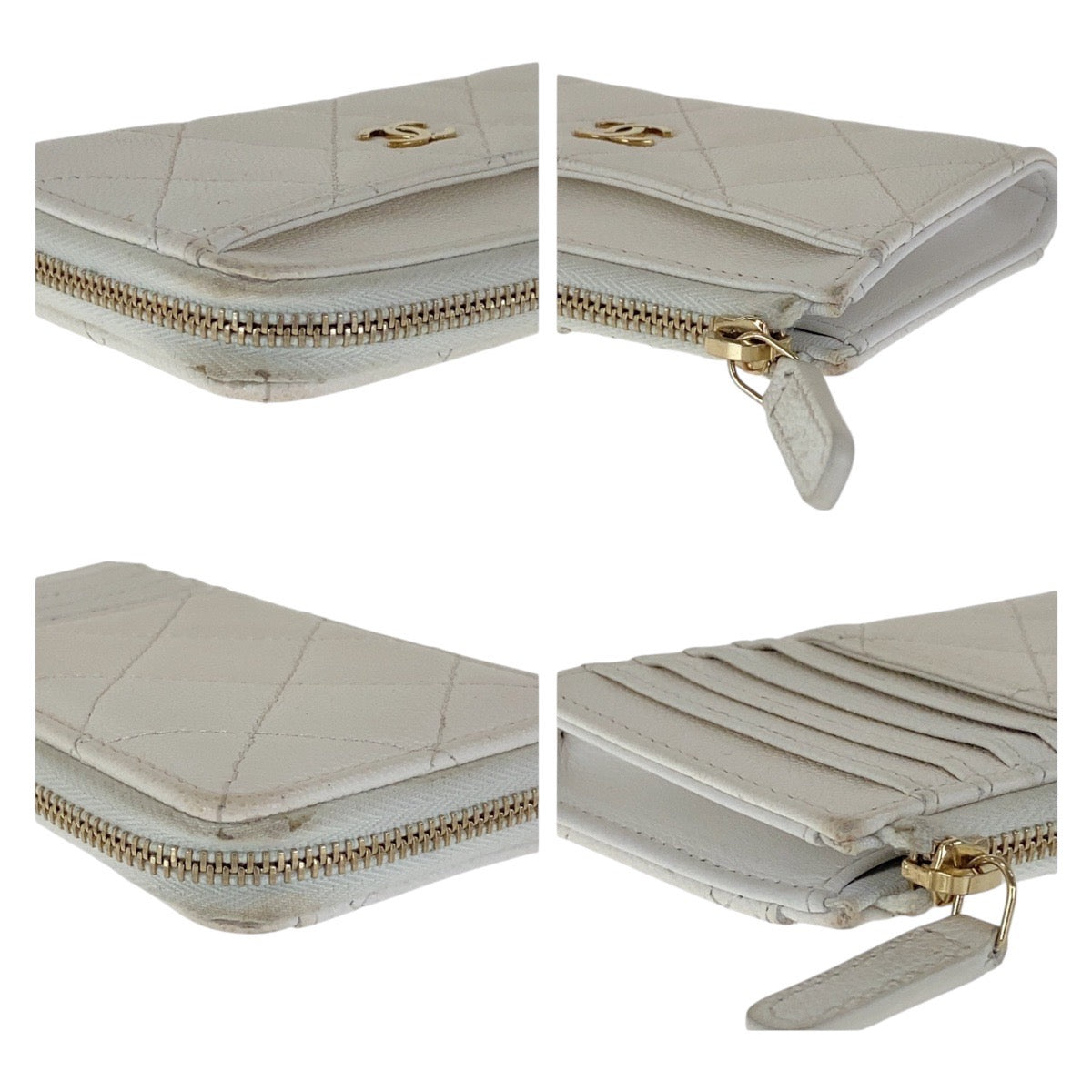 Chanel Coco Mark Matelassé Caviar Fragment Coin Case