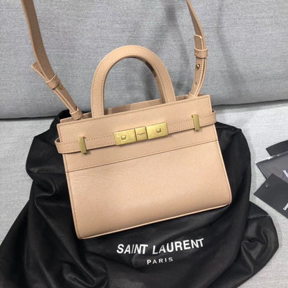 Yves Saint Laurent Manhattan Nano Shopping Bag In Box Beige