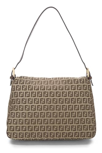 Fendi,  Beige Zucchino Canvas Mama, Brown
