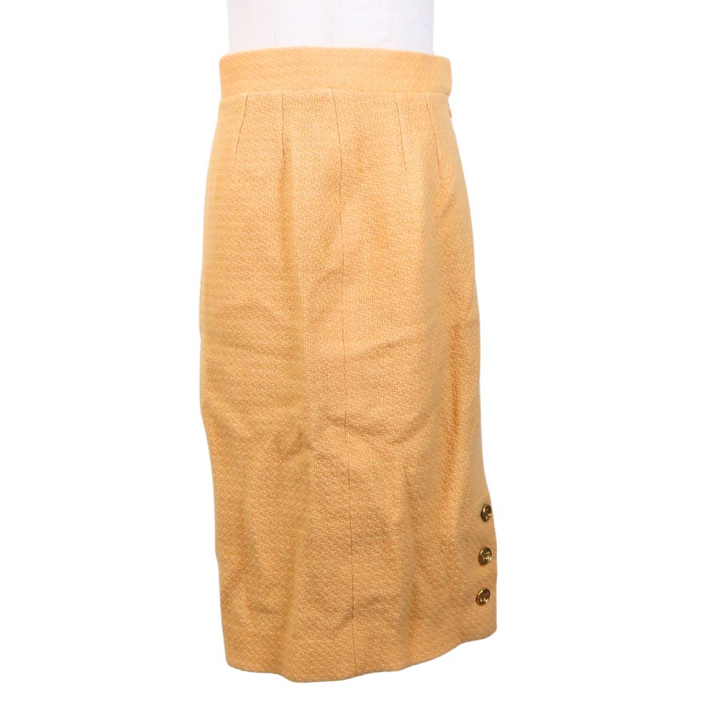 Chanel Wool Silk Skirt
