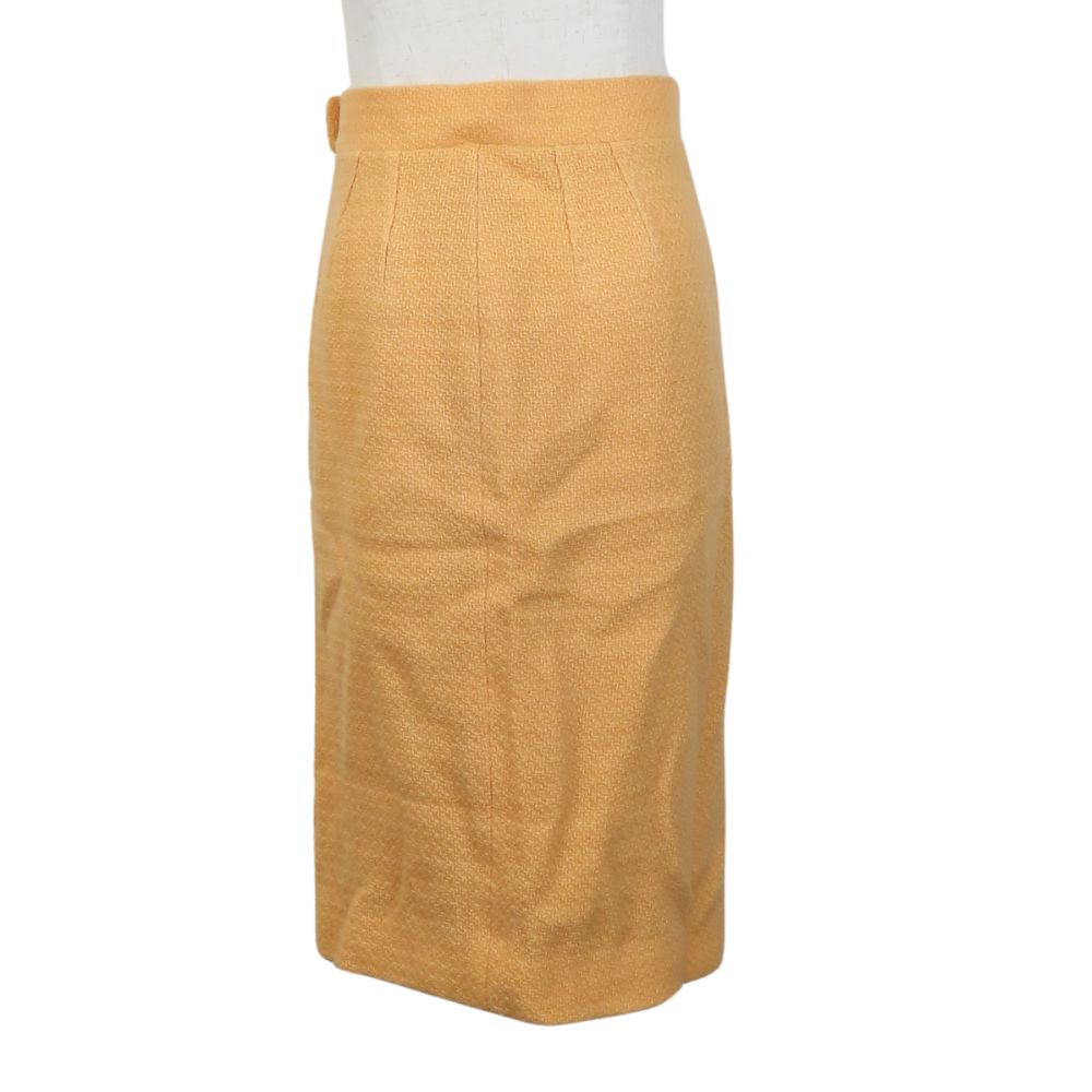Chanel Wool Silk Skirt