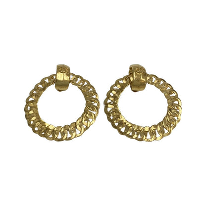 CHANEL Earring Gold Plated gold