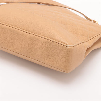 Chanel Matrasse Caviar S Chain Shoulder Bag Beige Gold  2nd