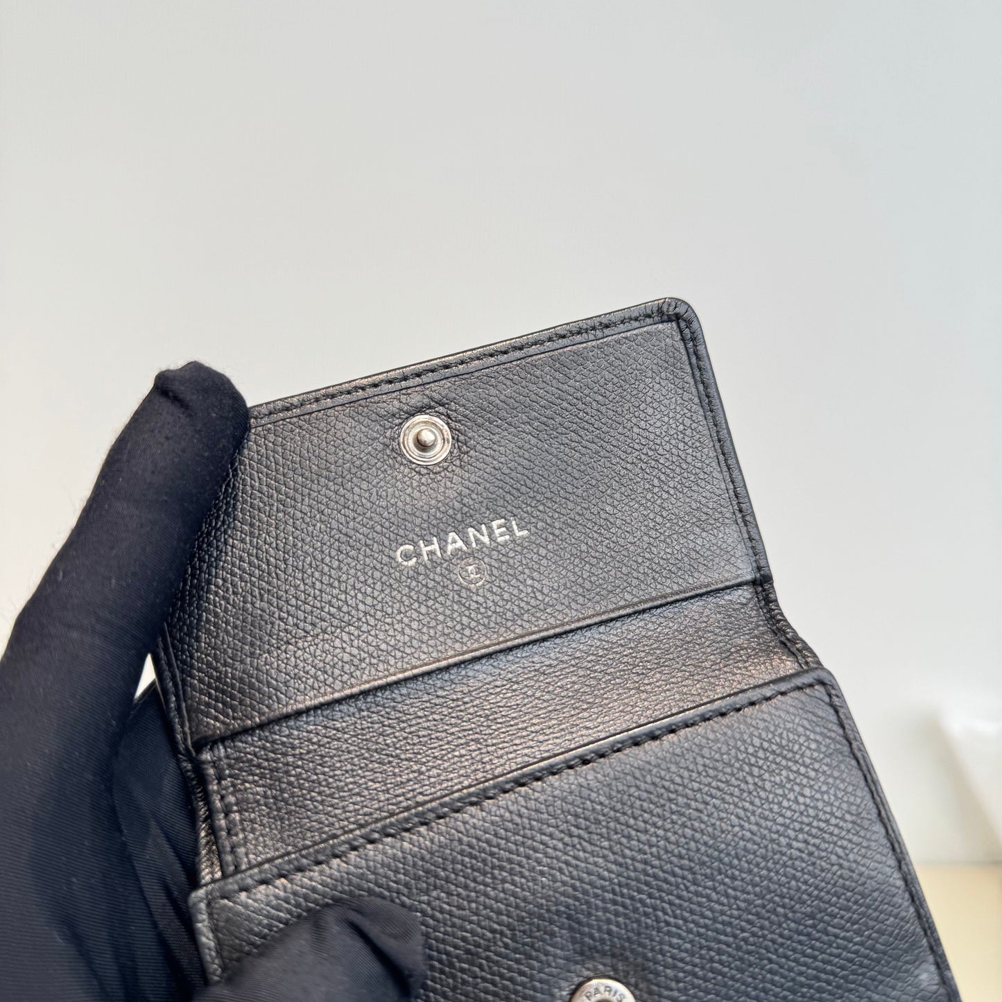 Ask for Bp💕Timeless/classique leather wallet Chanel Black in Leather