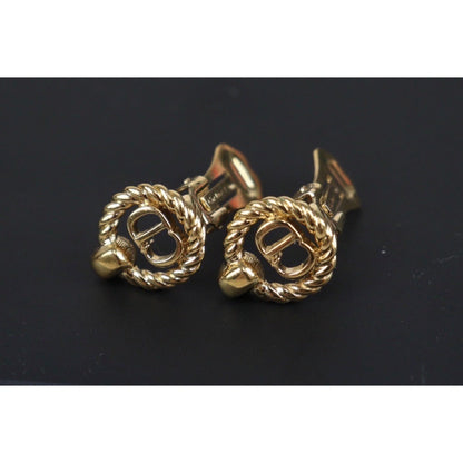 Rank A ｜ Dior CD Earring Gold Plated｜23100610