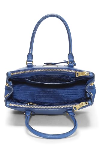 Prada,  Blue Saffiano Executive Tote Small, Blue
