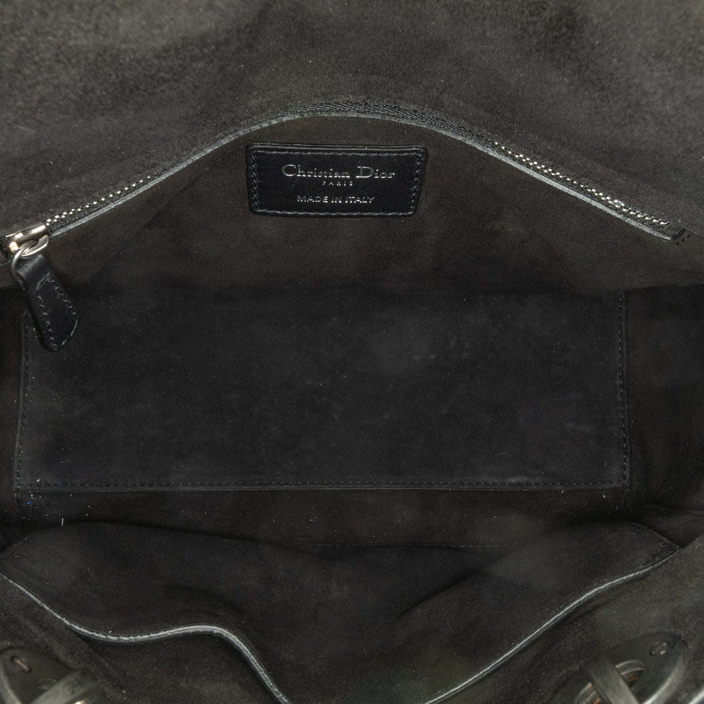Medium Calfskin Checkered Lady Dior