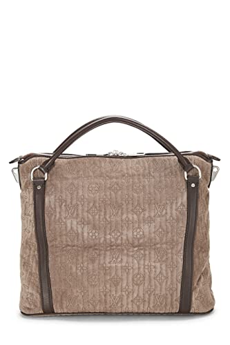 Louis Vuitton,  Brown Monogram Suede Antheia Ixia PM, Grey