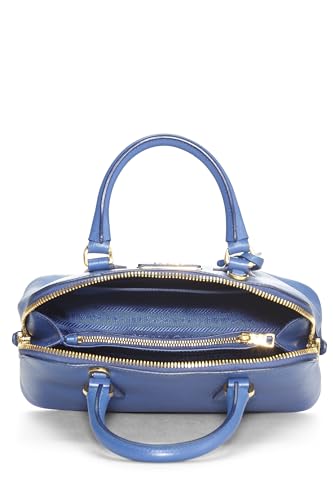 Prada,  Blue Saffiano Promenade Mini, Blue