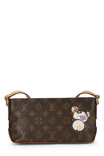 Louis Vuitton,  Takashi Murakami x Louis Vuitton Monogram Canvas Panda Trotteur, Brown