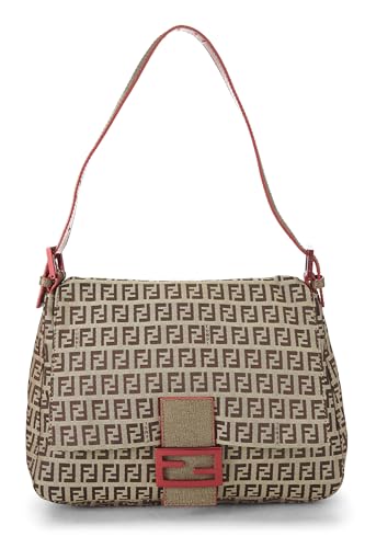 Fendi,  Red Zucchino Canvas Mama, Red