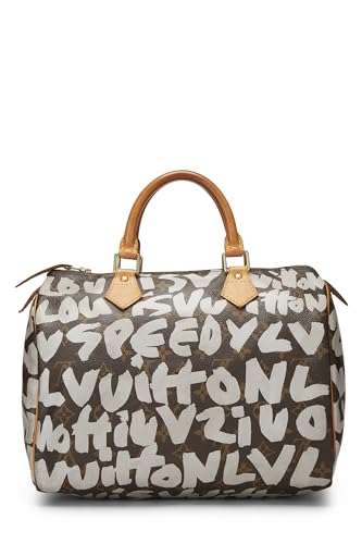 Louis Vuitton,  Stephen Sprouse x Louis Vuitton Monogram Grey Graffiti Speedy 30, Grey