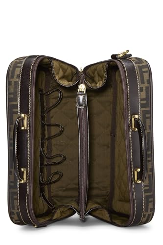 Fendi,  Brown Zucca Canvas Briefcase, Brown