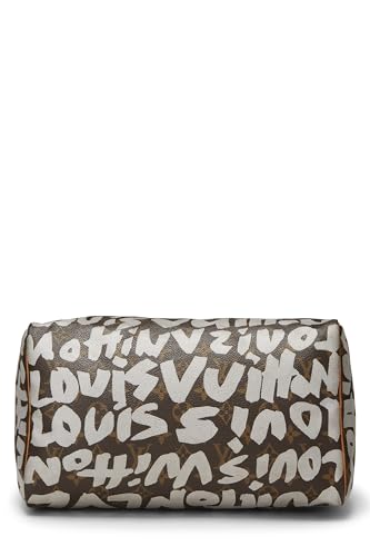 Louis Vuitton,  Stephen Sprouse x Louis Vuitton Monogram Grey Graffiti Speedy 30, Grey