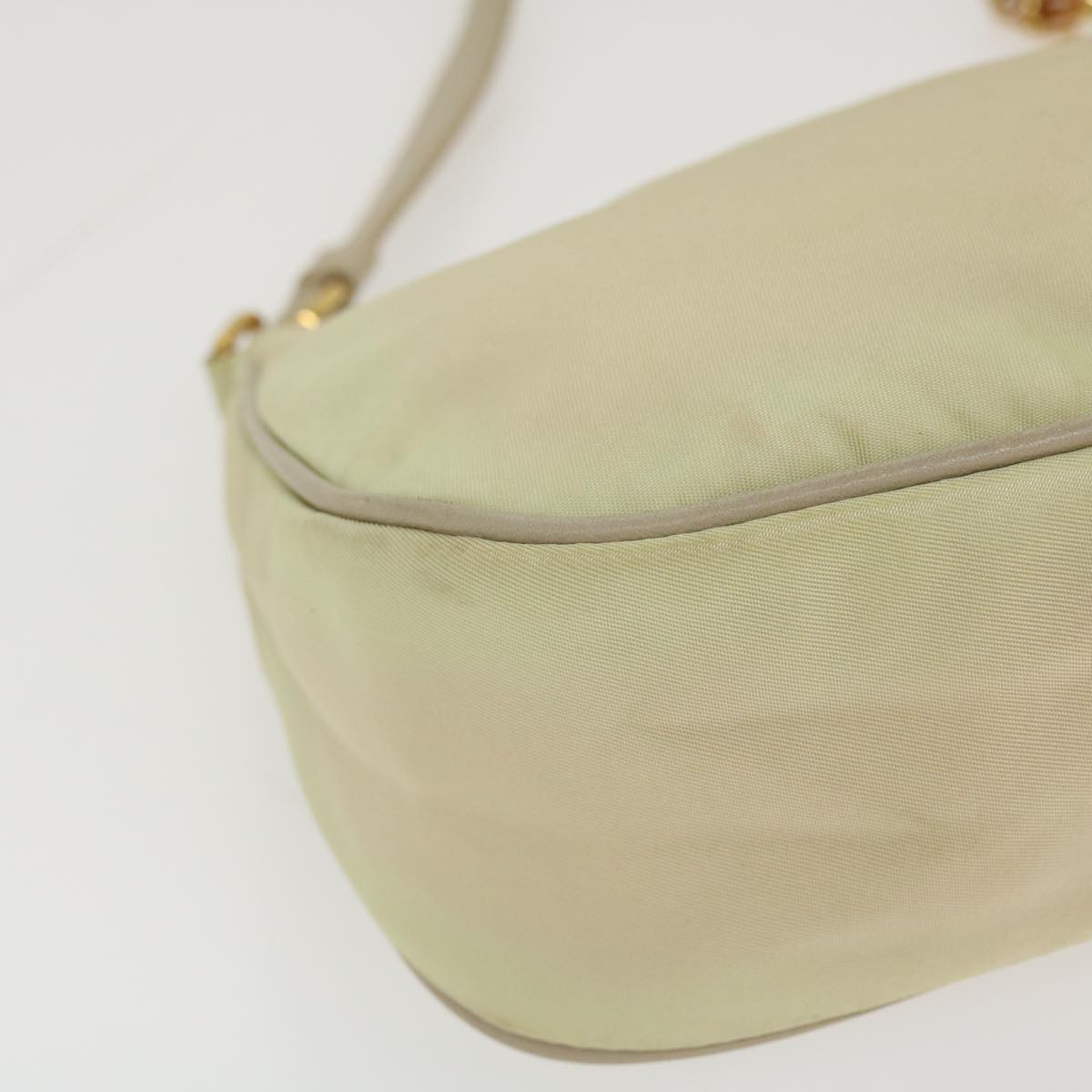 Prada Shoulder Bag Nylon Beige  42096