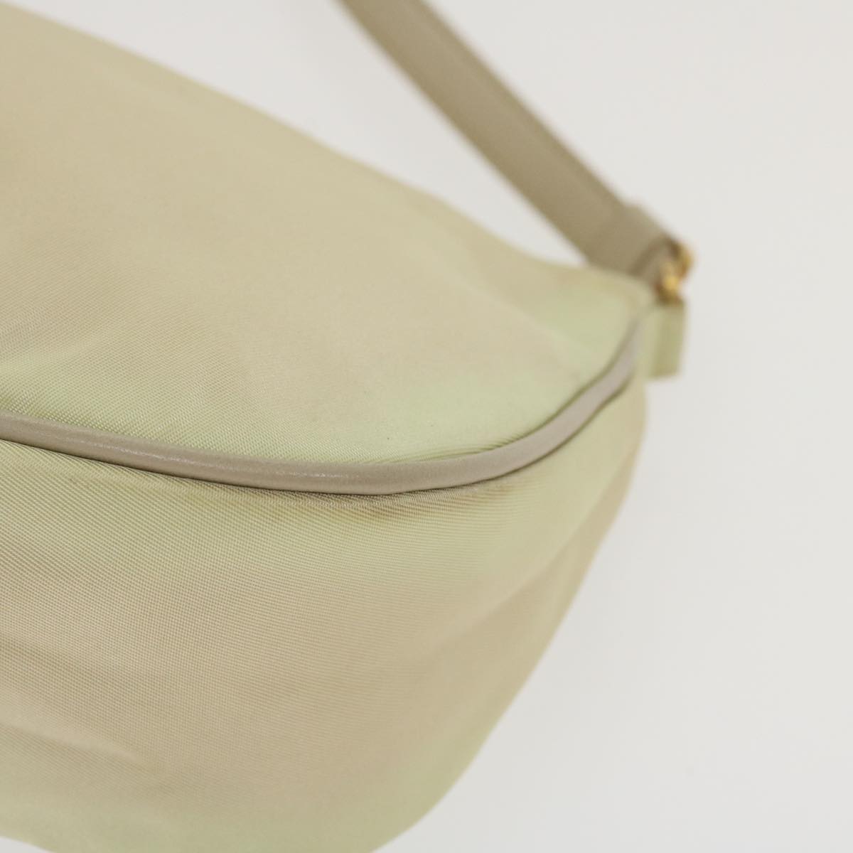 Prada Shoulder Bag Nylon Beige  42096