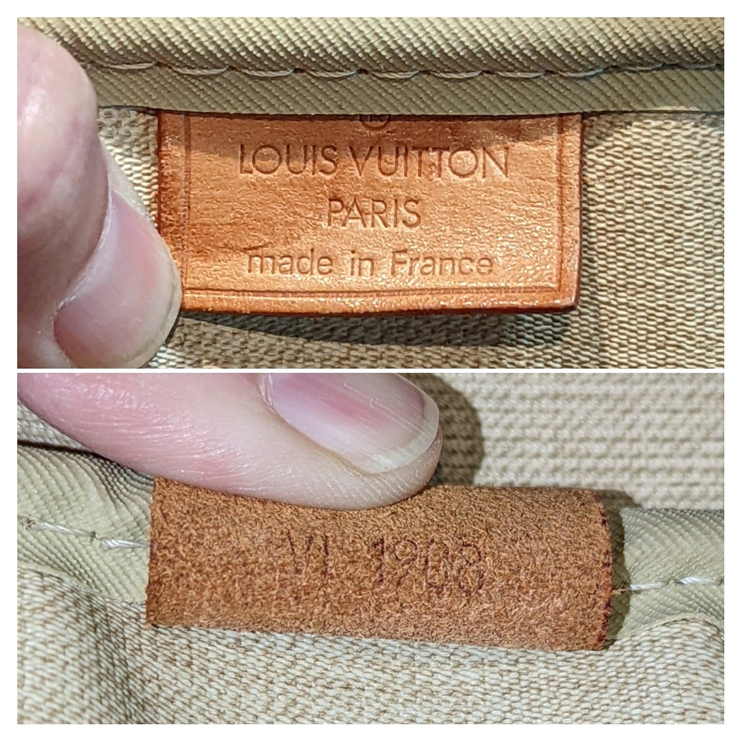 Louis Vuitton Vintage Monogram Canvas Deauville Bag