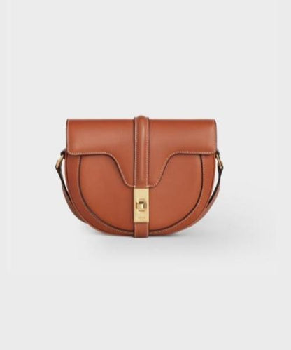 Celine Small Besace 16 Bag In Natural Calfskin Tan