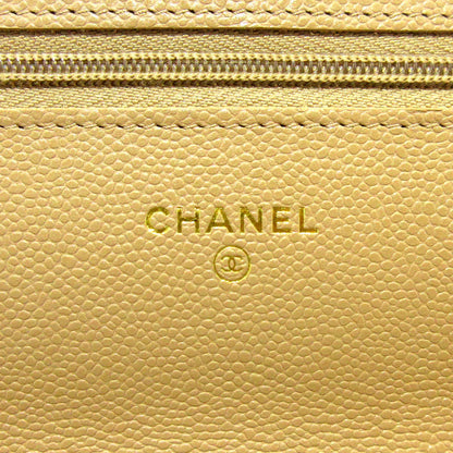 Chanel Biege Wallet On Chain