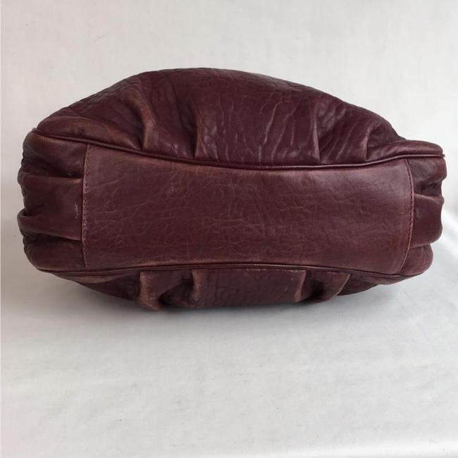 Fendi Shoulder Bag Multiple Hobo Mia Compartment Style Purple With Gold Suede And Leather Satchel
