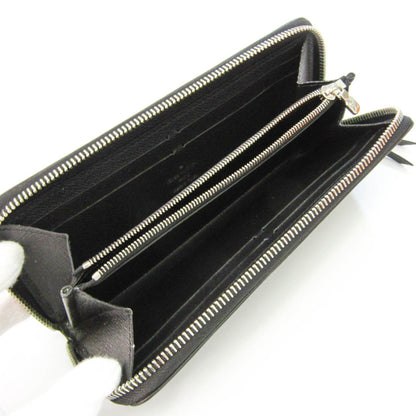 Louis Vuitton Black Leather Portefeuille Clemence wallet accessories