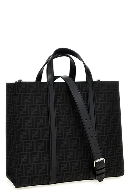Fendi Men Ff Jacquard Shopper
