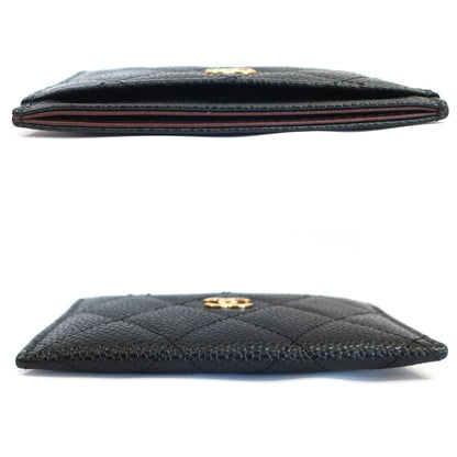 Chanel Cards Black Caviar S G Coco Mark Matrasse Leather  etc